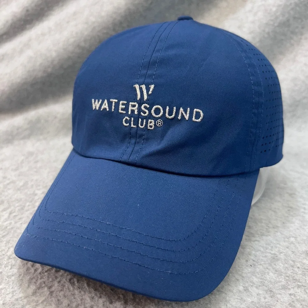 Watersound Club Womens Blue Vimhue Hat Ponytail Back Adjustable Size 57